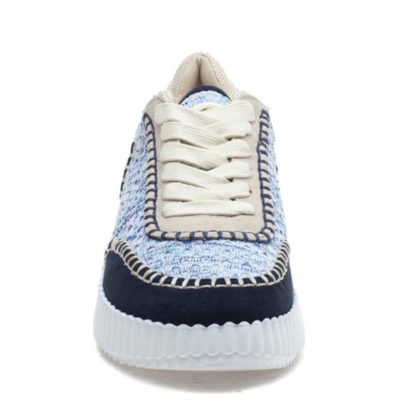 J/Slides CHARLENE Navy/Beige Multi - Picture 3 of 5